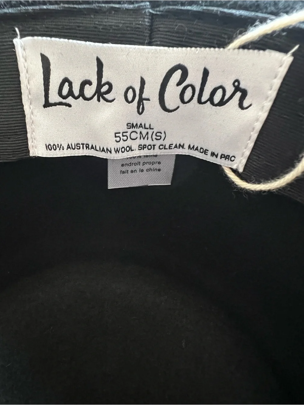 Lack Of Color Phoenix Fedora in Black